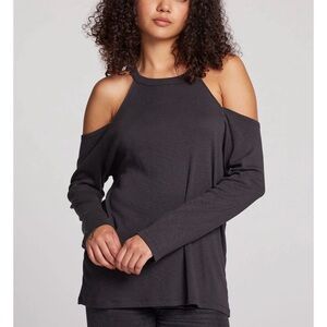 CHASER cold shoulder T-shirt